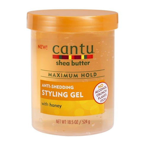 Cantu Shea Butter Maximum Hold Anti-Shedding Styling Gel with Honey 524g